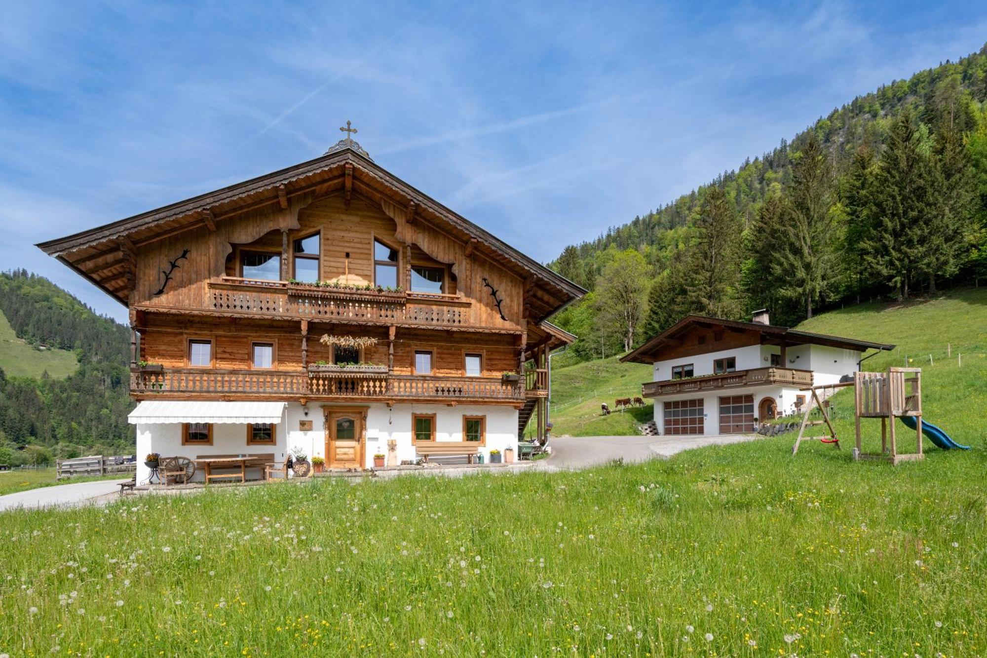 Вилла Bauernhof Unterstegen Зёлль Экстерьер фото
